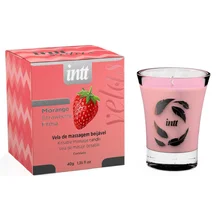 Массажная ароматическая свеча Intt Клубника 40 г