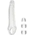 Удлиняющая насадка на член Performance Maxx Clear Extension Kit с 3 вставками прозрачная фото 1