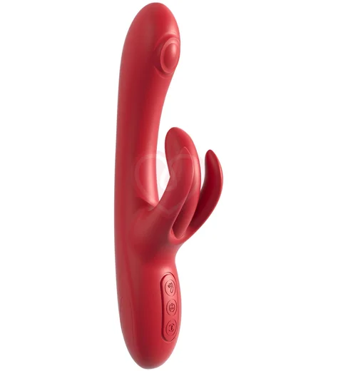 Вибратор-кролик Amovibe Trio Bliss красный фото 1