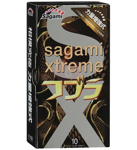 Презервативы Sagami Cobra конусообразные супер облегающие 10 шт фото 1