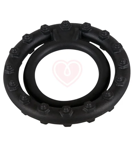 Кольцо для пениса и мошонки Steely Cockring фото 1