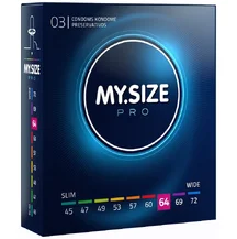 Большие презервативы MY.SIZE №64 3 шт