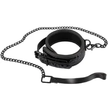 Ошейник и поводок с геометрическим узором Bad Kitty Collar With Leash