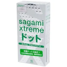 Утончённые рельефные презервативы Sagami Xtreme Type-E 10 шт
