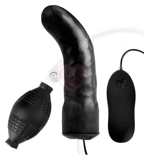 Надувной вибратор Lux Fetish Curved Dildo фото 1