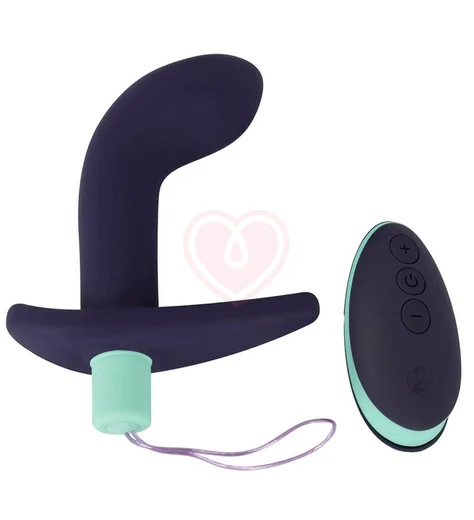 Анальный стимулятор с пультом управления Prostate Plug фиолетовый фото 1