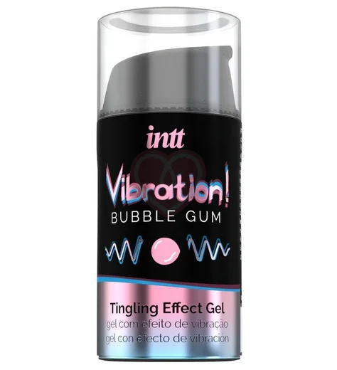 Стимулирующий гель со вкусом жвачки Intt Vibration! Bubble Gum 15 мл фото 1