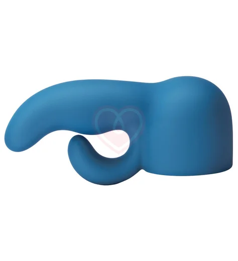Утяжелённая насадка с двумя кончиками для массажёра Le Wand Petite Dual синяя фото 1