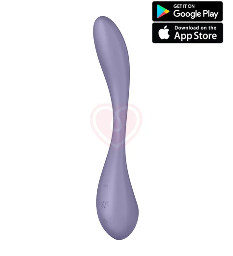 Гибкий вибратор Satisfyer G-Spot Flex 5+ с управлением от приложения фиолетовый фото 1