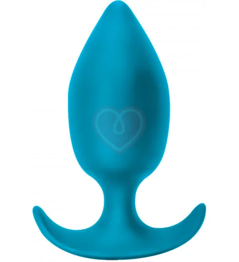 Анальная пробка со смещенным центром тяжести Spice It Up Insatiable бирюзовая фото 1