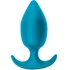 Анальная пробка со смещенным центром тяжести Spice It Up Insatiable бирюзовая фото 1