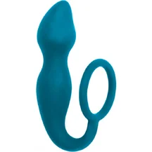 Анальный стимулятор с эрекционными кольцом Spice It Up Sensation синий