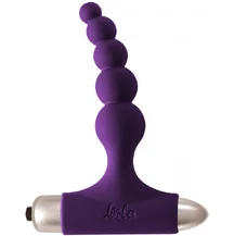 Анальный вибростимулятор с бусинами Spice it up New Edition Splendor фиолетовый