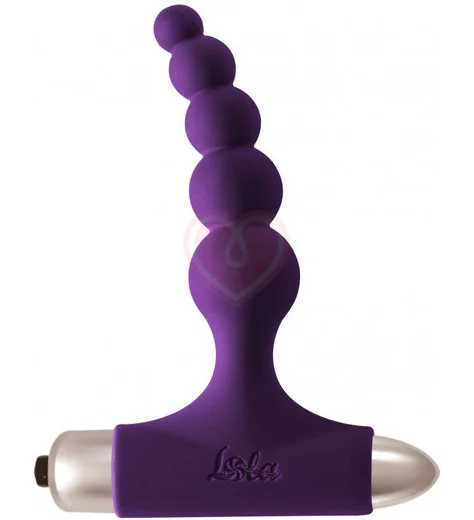 Анальный вибростимулятор с бусинами Spice it up New Edition Splendor фиолетовый фото 1