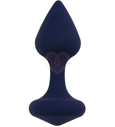 Большая анальная пробка с острым носиком Exo Le Frivole тихоокеанского синего цвета фото 1