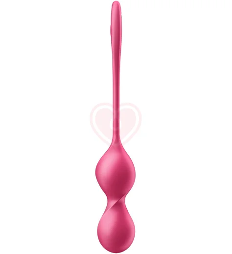 Вагинальные шарики с вибрацией Satisfyer Love Birds 1 красные фото 4