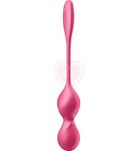 Вагинальные шарики с вибрацией Satisfyer Love Birds 1 красные фото 5