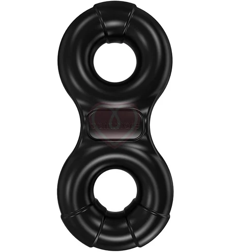 Эрекционное кольцо с вибропулей Bathmate Vibe Ring Eight чёрное фото 1