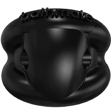 Эрекционное кольцо с вибропулей Bathmate Vibe Ring Strength чёрное