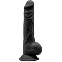 Реалистичный фаллоимитатор Silexd Model 3 17 см чёрный