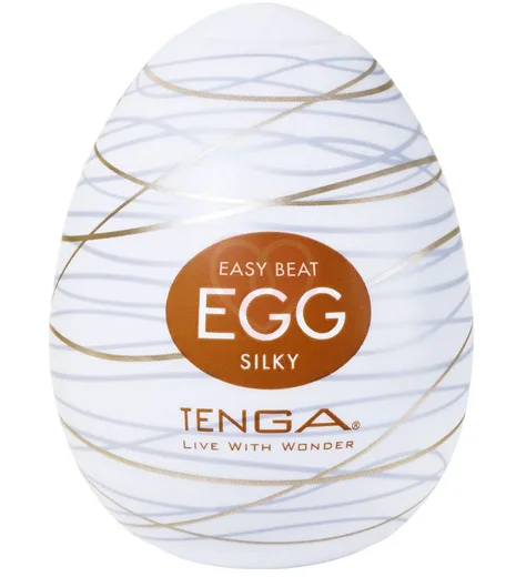 Мастурбатор яйцо Tenga Egg Silky New фото 1