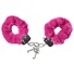 Наручники с мехом ToyFa Theatre Fur розовые фото 1