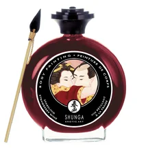 Съедобная краска для тела Shunga Клубника и шампанское 100 мл