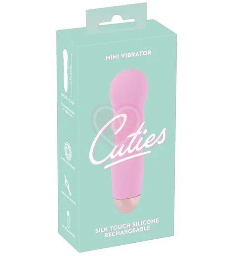 Мини вибратор Cuties розовый фото 4