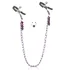 Зажимы на соски с цепочкой Nipple Play Purple Chain фото 1