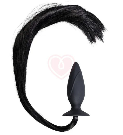 Анальная пробка с хвостом пони Horny Pony Plug фото 1
