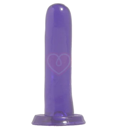 Прямой фаллоимитатор Basix Smoothy 13 см фиолетовый фото 1