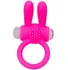 Виброкольцо с клиторальным стимулятором ToyFa A-Toys розовое фото 1