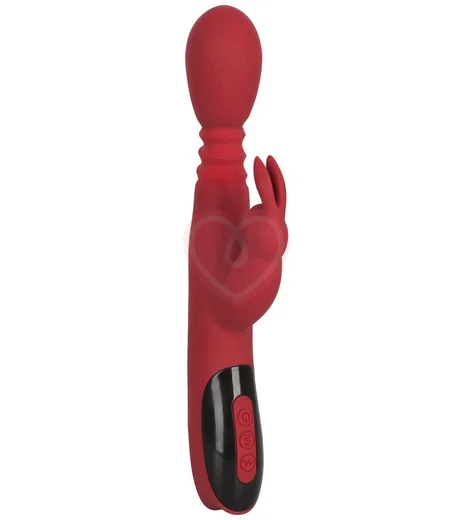 Вибратор с подогревом Rabbit Massager for her красный фото 1