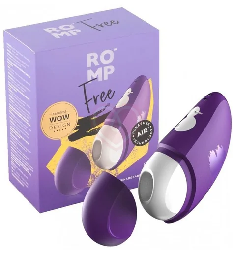 Бесконтактный клиторальный стимулятор Romp Free фиолетовый фото 4
