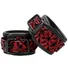 Наручники с чёрно-красным узором Ouch! Luxury Hand Cuffs фото 1