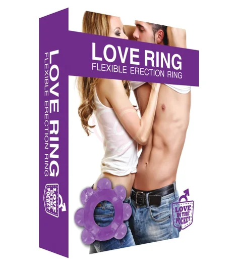Рельефное эрекционное кольцо Love in the Pocket фото 2
