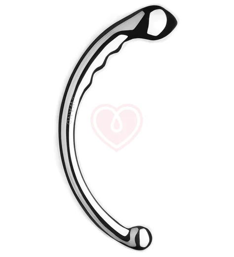 Стальной фаллоимитатор с изгибом Le Wand Hoop фото 1