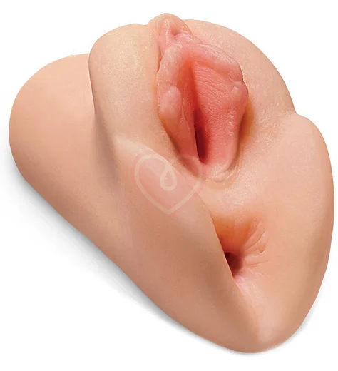 Мастурбатор вагина и попка PDX Plus Perfect Pussy телесный фото 1