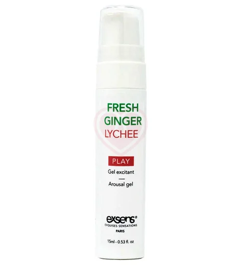 Охлаждающий гель Exsens Fresh Ginger Lychee личи и имбирь 15 мл фото 1