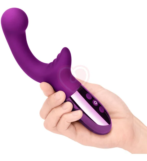 Вибратор для двойной стимуляции Le Wand XO фиолетовый фото 3
