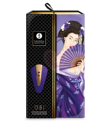 Мини-вибратор Shunga OBI фиолетовый фото 2
