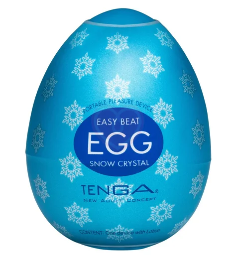 Мастурбатор яйцо Tenga Egg Snow Crystal с охлаждающим эффектом фото 1