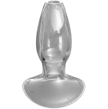 Стеклянная пробка с тоннелем Beginner's Anal Gaper средняя