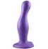 Изогнутый фаллоимитатор Strap-On-Me Dildo Plug Curvy размер M 14 см фиолетовый фото 1