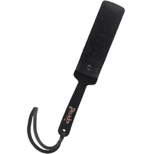 Твердый паддл из натуральной кожи Pecado BDSM 37 см черный