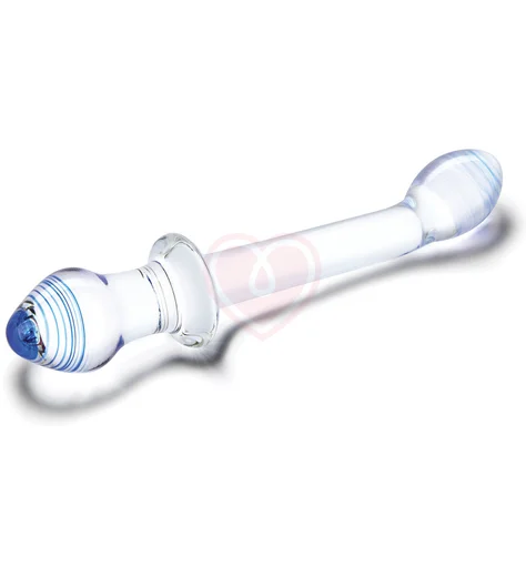 Двусторонний стеклянный фаллоимитатор Glas Double Play фото 3