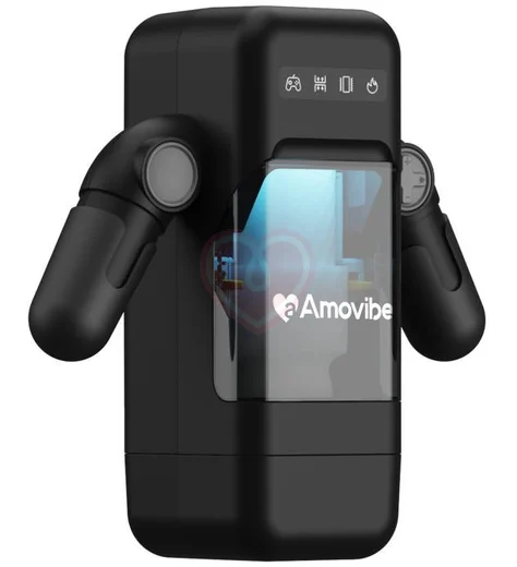 Робот-мастурбатор в форме джойстика Amovibe Game Cup чёрный фото 1