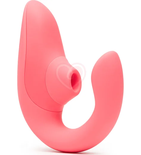 Вибратор для зоны G c бесконтактной стимуляцией клитора Womanizer Blend розовый фото 1