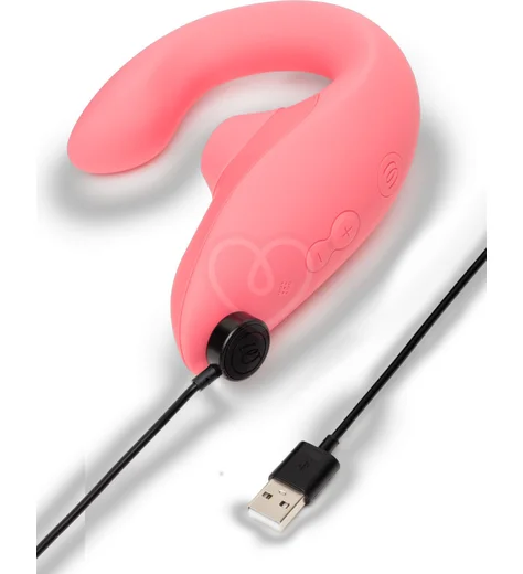 Вибратор для зоны G c бесконтактной стимуляцией клитора Womanizer Blend розовый фото 9