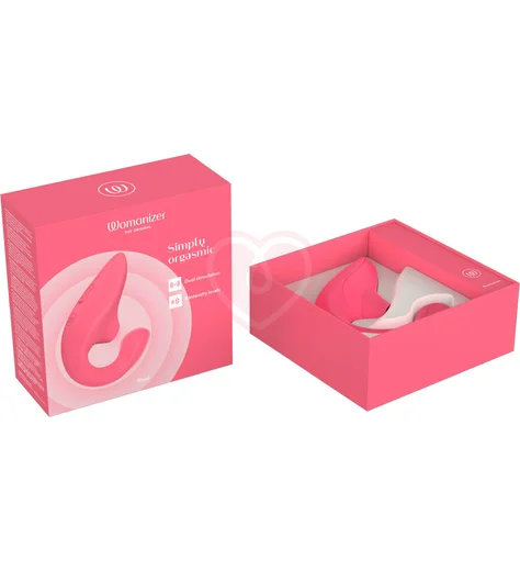 Вибратор для зоны G c бесконтактной стимуляцией клитора Womanizer Blend розовый фото 12